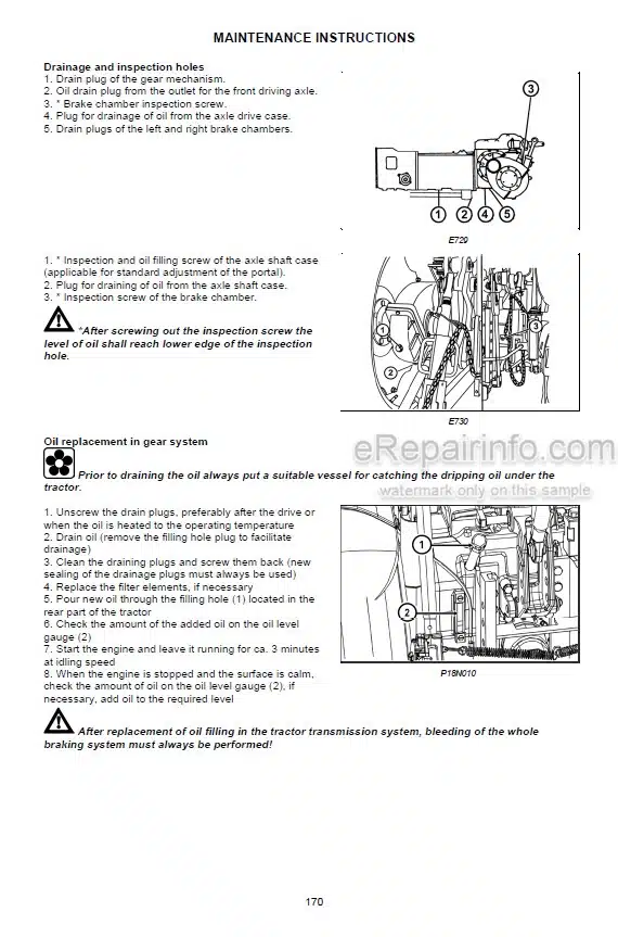 Photo 1 - Zetor Proxima CL100 Operators Manual Tractor