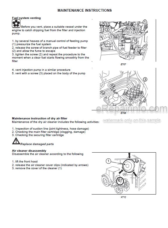 Photo 1 - Zetor Proxima CL80 CL90 CL100 CL110 Operators Manual Tractor