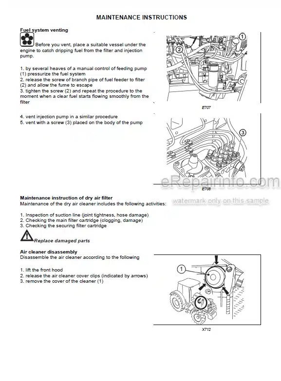 Photo 1 - Zetor Proxima CL80 CL90 CL100 CL110 Operators Manual Tractor