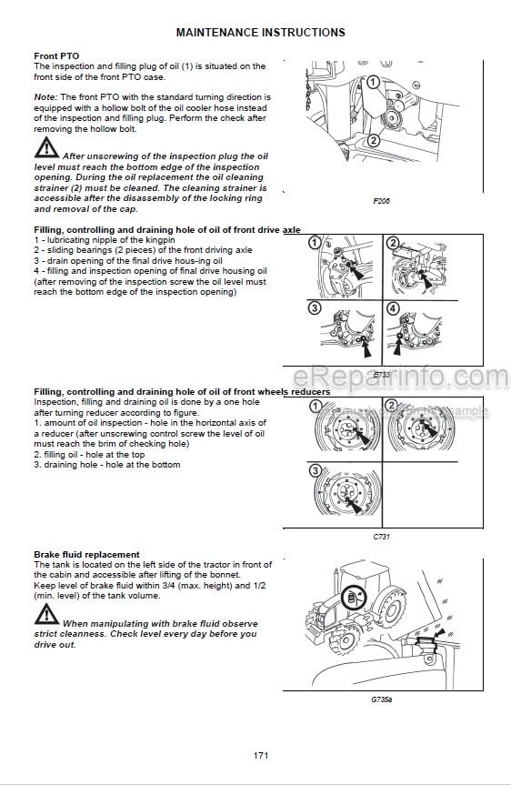 Photo 1 - Zetor Proxima GP100 GP110 Operators Manual Tractor 222.212.892