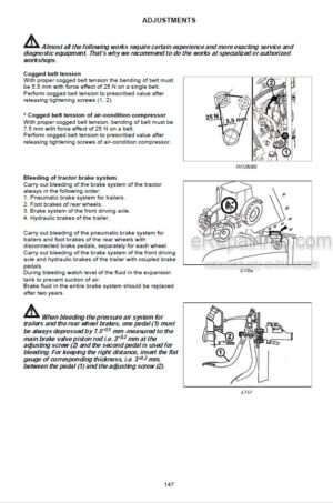 Photo 6 - Zetor Proxima GP80 GP90 Operators Manual Tractor 222.213.012
