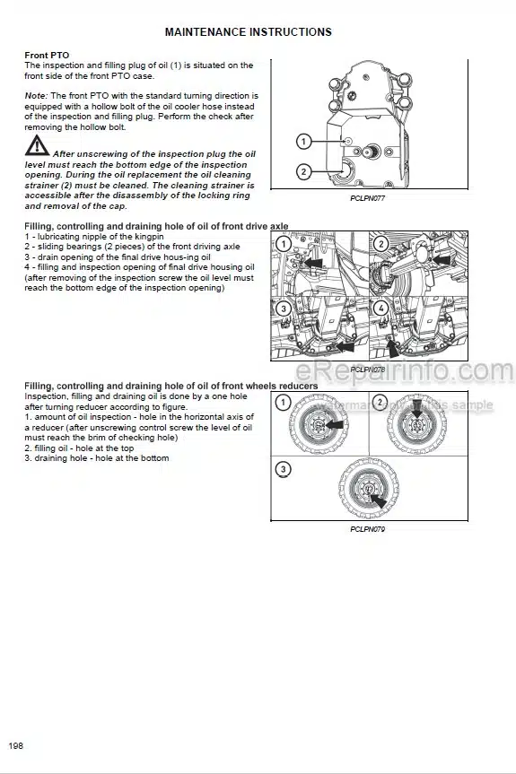 Photo 1 - Zetor Proxima HS80 HS90 HS100 HS110 HS120 Operators Manual Tractor