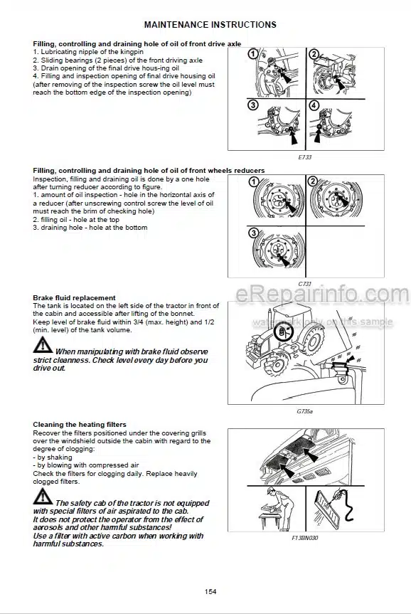 Photo 1 - Zetor Proxima HS80 HS90 Operators Manual Tractor 222.213.020