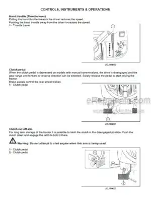 Photo 1 - Zetor Utilix CL45 CL55 Operators Manual Tractor