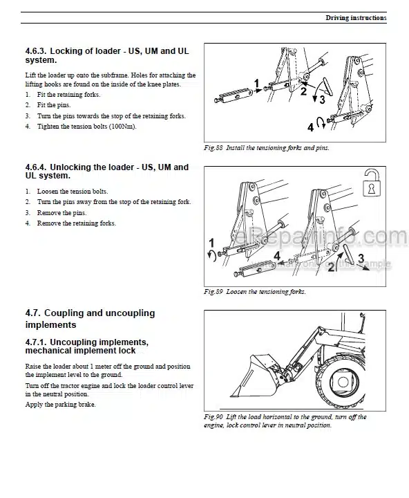 Photo 1 - Zetor ZX1.1 To ZX5.1P Operators Manual Agricultural Loader 12166364