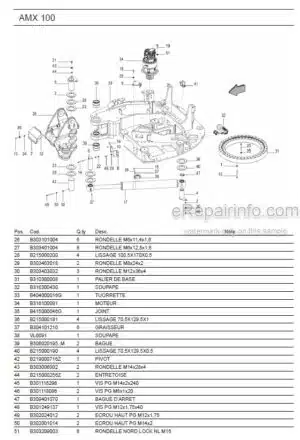 Photo 7 - Ammann AMX100 Parts Catalog Midi Excavator GER