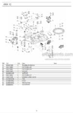 Photo 2 - Ammann AMX12 Parts Catalog Mini Excavator GER