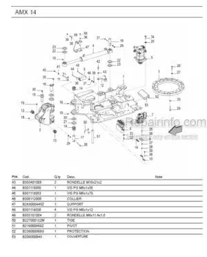 Photo 6 - Ammann AMX14 Parts Catalog Mini Excavator GER