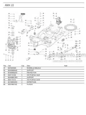 Photo 10 - Ammann AMX22 Parts Catalog Mini Excavator GER