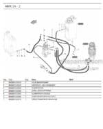 Photo 2 - Ammann AMX24-2 Parts Catalog Mini Excavator GER