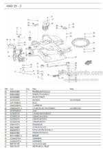 Photo 2 - Ammann AMX28-2 Parts Catalog Mini Excavator GER