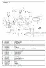 Photo 2 - Ammann AMX28-2 Parts Catalog Mini Excavator GER