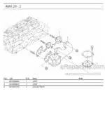 Photo 4 - Ammann AMX28-2 Parts Catalog Mini Excavator GER