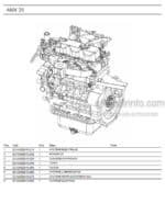 Photo 4 - Ammann AMX28 Parts Catalog Mini Excavator GER