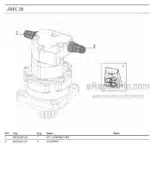 Photo 2 - Ammann AMX28 Parts Catalog Mini Excavator GER