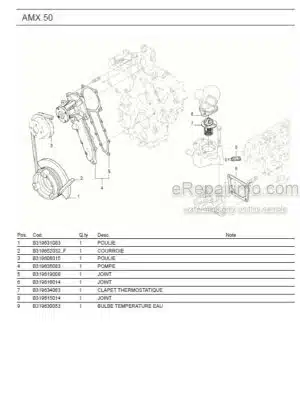 Photo 12 - Ammann AMX50 Parts Catalog Mini Excavator GER