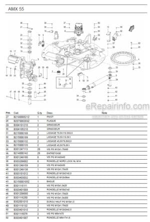 Photo 9 - Ammann AMX55 Parts Catalog Mini Excavator GER