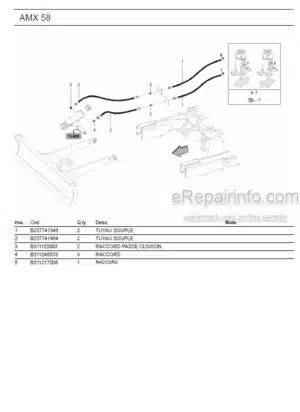 Photo 8 - Ammann AMX58 Parts Catalog Mini Excavator GER