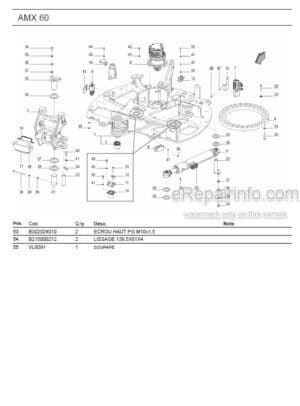 Photo 5 - Ammann AMX65 Parts Catalog Mini Excavator GER