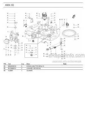 Photo 12 - Ammann AMX60 Parts Catalog Mini Excavator GER