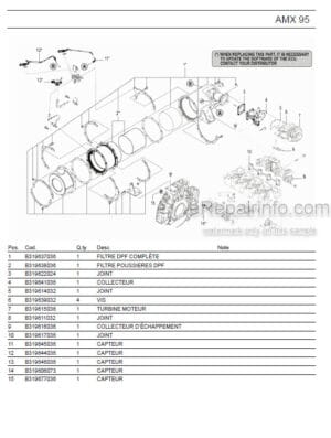 Photo 9 - Ammann AMX95 Parts Catalog Midi Excavator GER