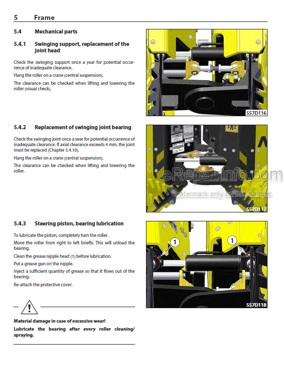 Photo 1 - Ammann ARR1575 Workshop Manual Trench Roller PIN3001980