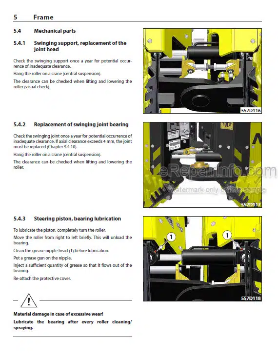 Photo 1 - Ammann ARR1575 Workshop Manual Trench Roller PIN3001980