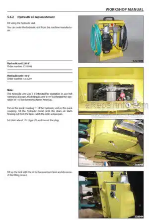 Photo 3 - Ammann ARS130 Workshop Manual Single Drum Roller PIN3009841 PIN3010629