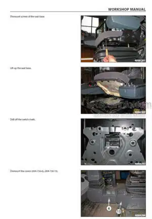 Photo 11 - Ammann ARX110 Workshop Manual Articulated Tandem Roller From SN4172006