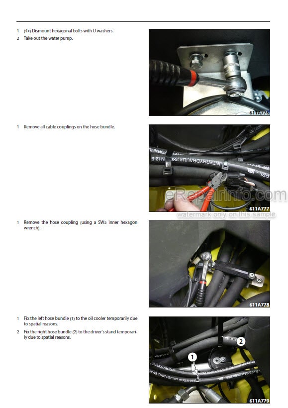 Photo 1 - Ammann ARX36-2 ARX40-2 ARX45-2 Workshop Manual Light Tandem Roller PIN3000000 PIN3017052 PIN3017976