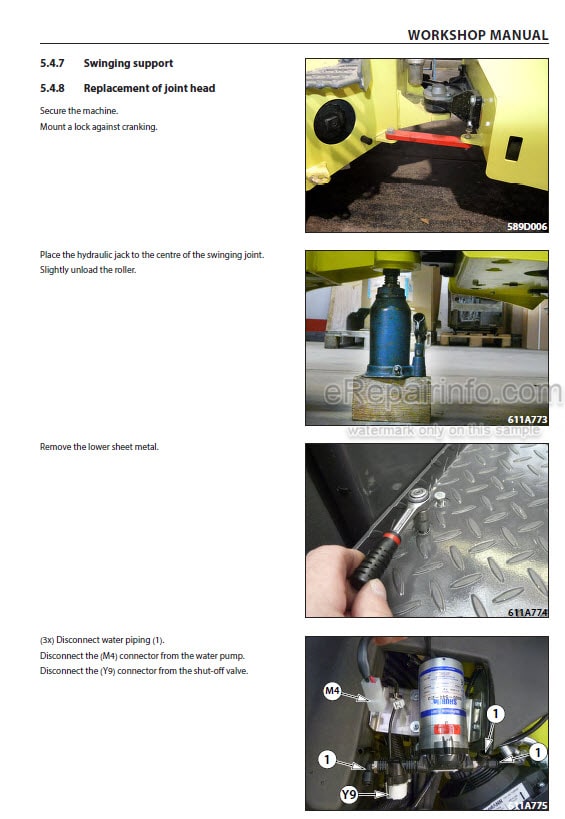 Photo 1 - Ammann ARX36-2 ARX40-2 ARX45-2 Workshop Manual Light Tandem Roller PIN3032650 PIN3032488 PIN3030743