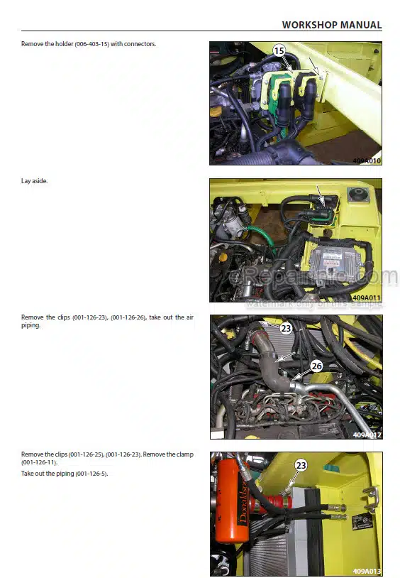 Photo 1 - Ammann ARX90 Workshop Manual Articulated Tandem Roller From SN4122033