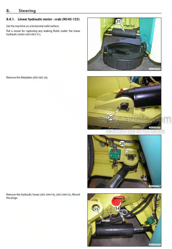 Photo 1 - Ammann ARX90 Workshop Manual Articulated Tandem Roller From SN4122048