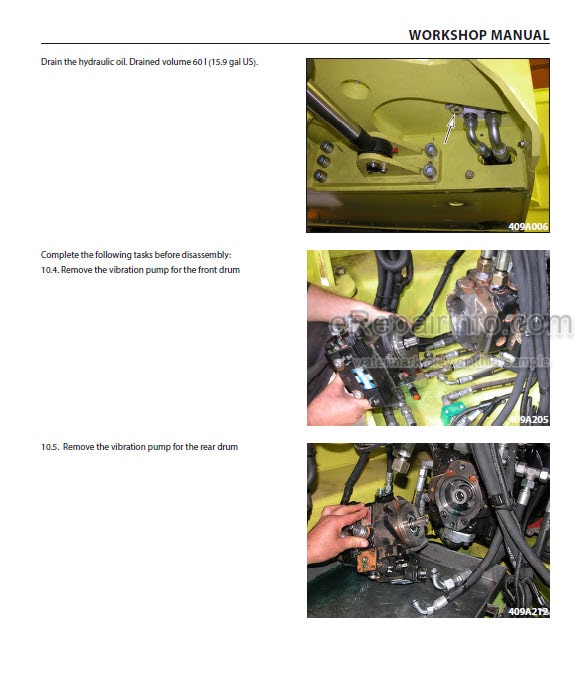 Photo 1 - Ammann ARX90 Workshop Manual Articulated Tandem Roller From SN4122002