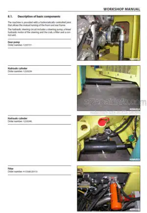 Photo 10 - Ammann ARX90 Workshop Manual Articulated Tandem Roller From SN4122020