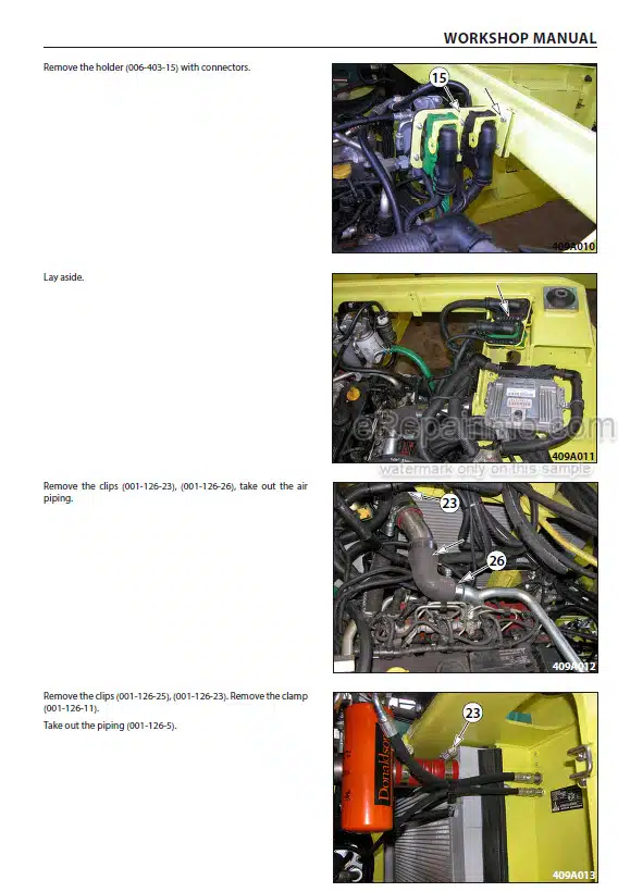 Photo 1 - Ammann ARX90 Workshop Manual Articulated Tandem Roller From SN4122025
