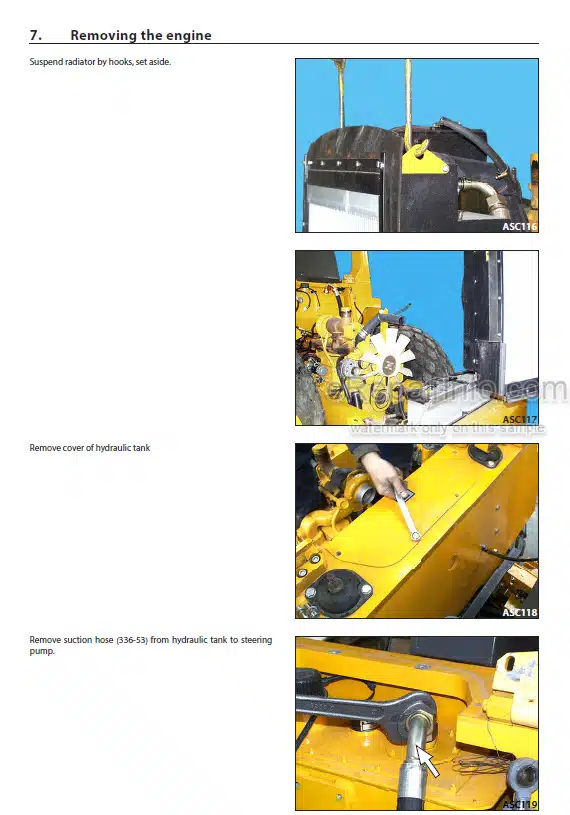 Photo 1 - Ammann ASC70 Workshop Manual Single Drum Roller PIN3003606