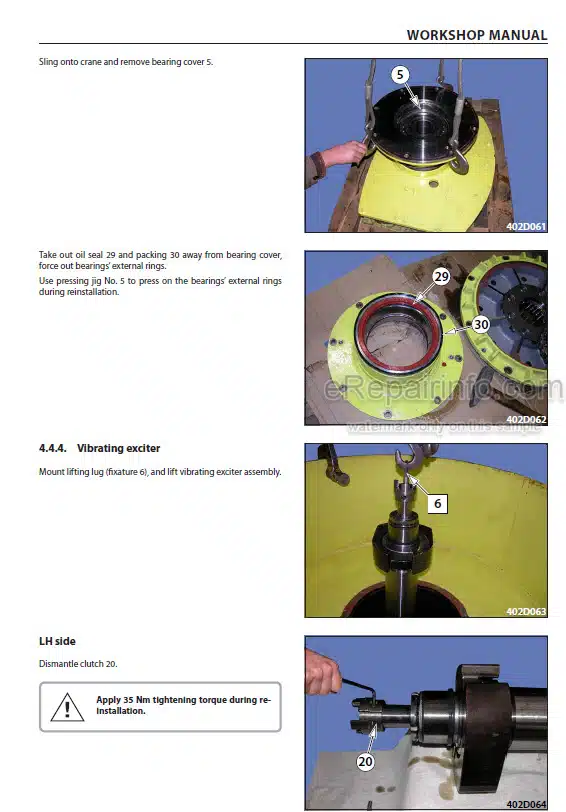 Photo 1 - Ammann AV130X Workshop Manual Articulated Tandem Roller From SN00029