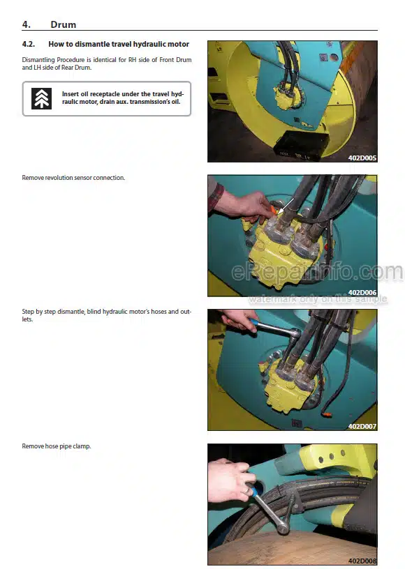 Photo 1 - Ammann AV130X Workshop Manual Articulated Tandem Roller From SN4022006