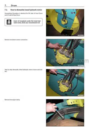 Photo 4 - Ammann AV130X Workshop Manual Articulated Tandem Roller From SN4022108