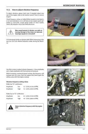 Photo 6 - Ammann AV70X Workshop Manual Articulated Tandem Roller From SN4062039