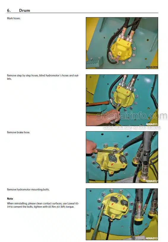 Photo 1 - Ammann AV70X Workshop Manual Articulated Tandem Roller PIN3003159