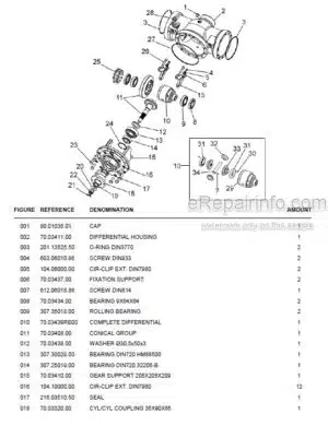 Photo 5 - Ausa D85 D10 D120 AHA AGA Parts Manual Dumper