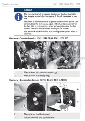 Photo 9 - Hatz 1D41 1D42 1D50 1D81 1D90 Operation Maintenance Manual Engine
