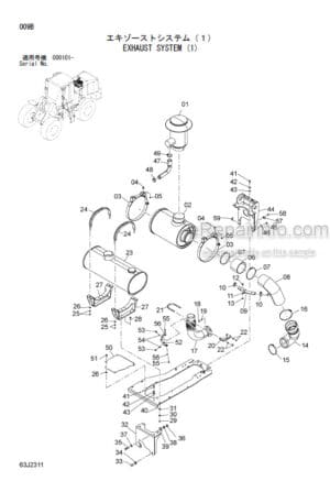 Photo 1 - Hitachi ZW310 Parts Catalog Wheel Loader P4HA-1-1T