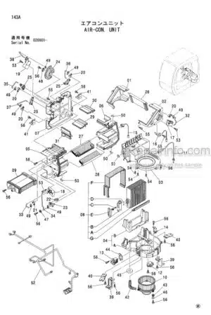 Photo 6 - Hitachi Zaxis 240-3 To 250LCK-3 Parts Catalog And Equipment Component Parts Hydraulic Excavator P1V1-1-1 P1V1-E1-1