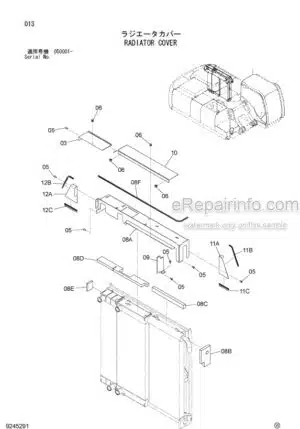 Photo 6 - Hitachi Zaxis 330 To 370MTH Parts Catalog And Equipment Component Parts Excavator PIHH-1-3 PIHH-E1-3