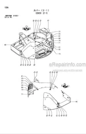 Photo 10 - Hitachi Zaxis 40U-2 Parts Catalog And Equipment Component Parts Excavator P1M9-1-1 P1M9-E1-1