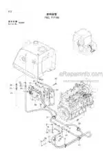 Photo 2 - Hitachi Zaxis 40 50 Parts Catalog And Equipment Component Parts Excavator P1LU-1-1 P1LU-E1-1