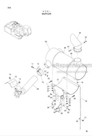 Photo 1 - Hitachi Zaxis 600 600LC 650H 650LCH Parts Catalog And Equipment Component Parts Excavator P17P-1-2 P17P-E1-2